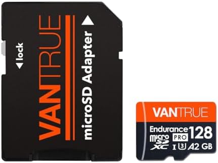 Vantrue 128GB microSDXC UHS-I U3 4K Memory Card with Adapter for Dash Cams - Image 2