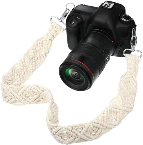 Weewooday Camera Strap for Photographers, 1.5" Soft Cotton Woven Camera Strap for Slr/dslr Digital Cameras, Universal Neck Shoulder Straps for Adults and Kids by Weewooday