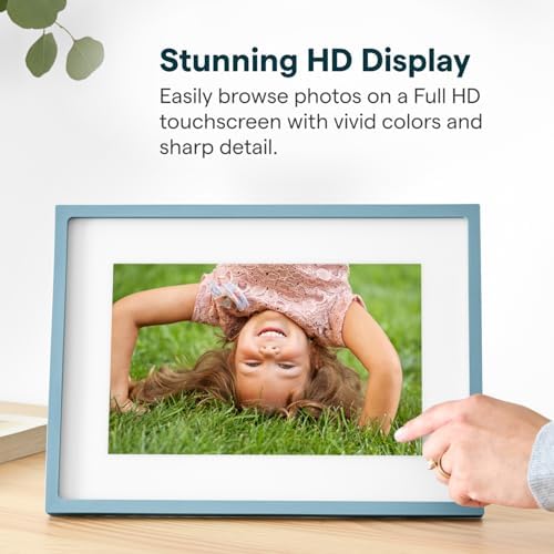 Skylight Digital Picture Frame 2 – 10" Full HD Touchscreen, Classic Blue - Image 4