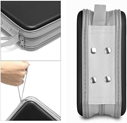 Siveit CD/DVD Cases 40 Capacity Disc Storage Binder for Car(Black) - Image 3