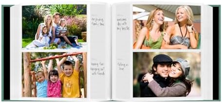 Fabric Frame Cover Photo Album 200 Pockets Hold 4x6 Photos, Tranquil Aqua - Image 4