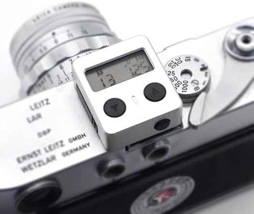 Camera Top Light Meter, Ambient Light Digital Exposure Meter with 30° FOV, OLED Screen, Silver - for Film Cameras, Photography & Studio Use - Image 3