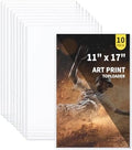 10-Pack 11 x 17 Inch Art-Print-Toploaders - Premium Art Print Topload Holders, Crystal Clear Art Print Top loaders, Hard Plastic Sheet Protectors for Photographs, Lithographs, Artworks, Collectibles by Unknown