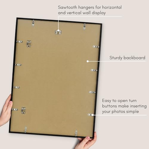 Americanflat 20x27 Poster Frame - Slim Molding - Black - Image 5