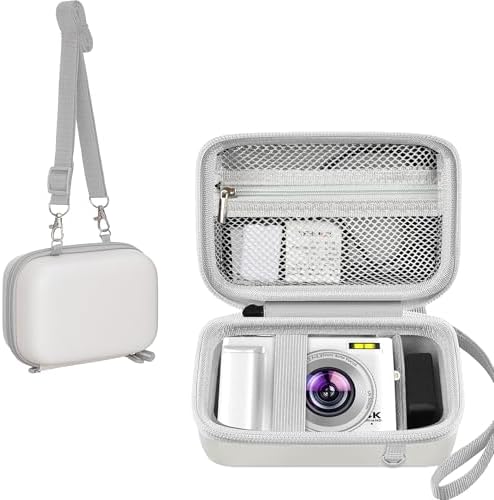 Leayjeen Vlogging Camera Case for Duluvulu/VJIANGER/Gavonde - White by Leayjeen