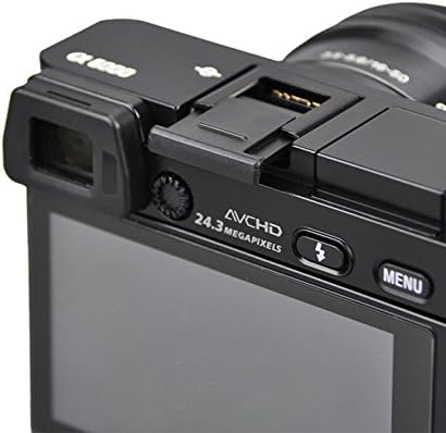 JJC 2-Pack FDA-EP10 Soft Viewfinder Eyecup Eyepiece Eye Cup & 2 Pack FA-SHC1M Hot Shoe Cover Cap for Sony A6300 A6100 A6000 Cameras - Image 6