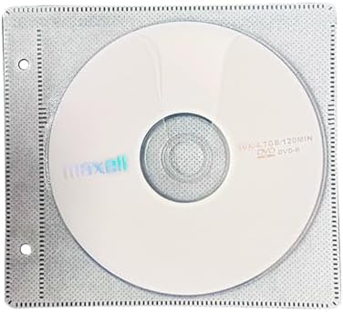 200Pcs CD DVD Sleeves Envelopes, Double Sided, White - Image 4