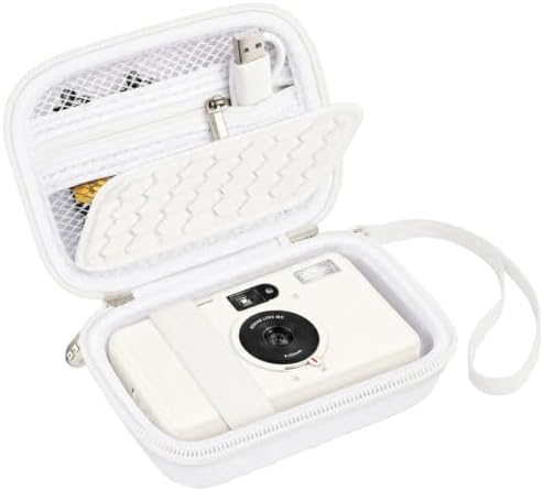 Case for KODAK Snapic A1 35mm Film Camera, Protective Travel Bag (White) by paiyule
