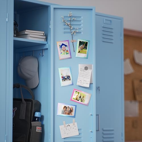 WINKINE Polaroid Magnet Frames for Refrigerator, Instax Magnetic Photo Frames, 2x3 Picture Frame Scalloped for Fujifilm Instax Mini & Polaroid Film, Wallet Size Picture Display - Image 4