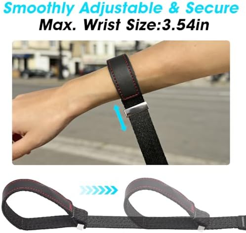 Camera Wrist Strap, Leather Camera Hand Strap for Photographer, Adjustable Soft Strap - Image 4