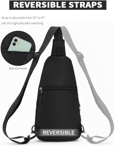 Seoky Rop Small Sling Bag Crossbody for Men Women One Strap Shoulder Cross Body Bag Sling Backpack for Travel - Image 4