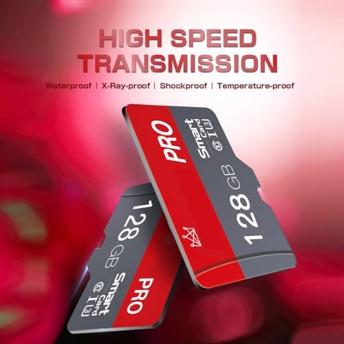 128GB Micro Memory Card Class 10 Memory Cards High Speed Mini TF Card with Adapter for Smartphones/Tablet/Drone/Game Console(2-Pack) - Image 2