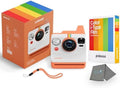 Polaroid Now 3rd Generation i-Type Instant Camera + 8 i-Type Color Film Bundle, Coral, Polaroid Camera Bundle with a Lumintrail Lens Cleaning Cloth by Polaroid