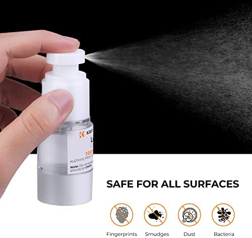 K&F CONCEPT 9-in-1 Camera Lens Cleaning Kit for DSLR, Filters, Phone, Tools - Image 4