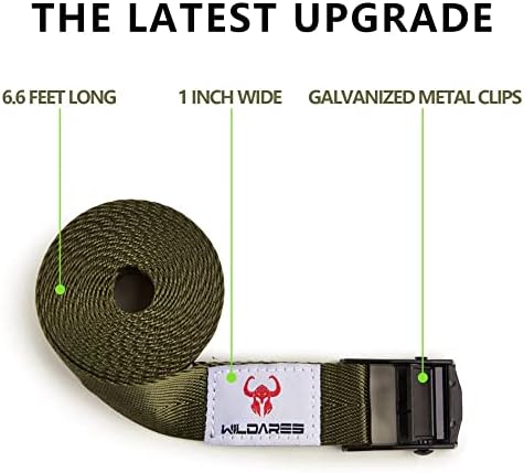 Trail Cam Straps, Game Camera Strap with Long-Lasting Alloy Buckle, Wildlife Trial Camera Accessories w/Durable Nylon Fiber, Deer Camera Tree Belts - Image 2