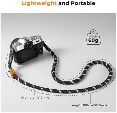 K&F CONCEPT Camera Neck Strap,100cm Camera Shoulder Strap - Image 4