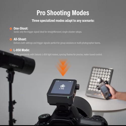 Godox X3PRO-O X3PRO O Wireless Flash Trigger for Olympus TTL 2.4GHz HSS Built-in Blueetooth App Control LCD Touchscreen TCM Function Camera Remote Trigger for Olympus - Image 6