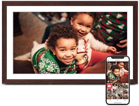 Frameo Digital Picture Frame, 15.6 Inch WiFi Large Electronic Photo Frame by Pastigio