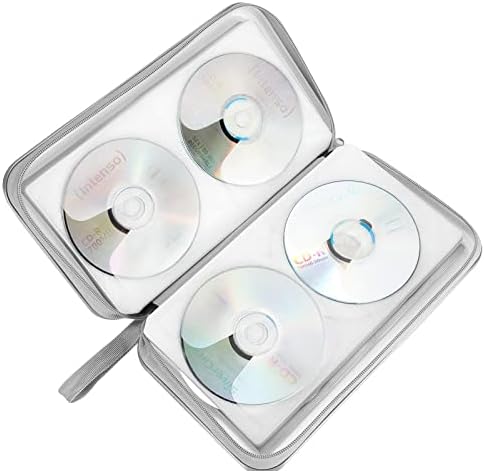 Siveit CD DVD Cases 96 Capacity Disc Storage Binder for Car(White) - Image 5