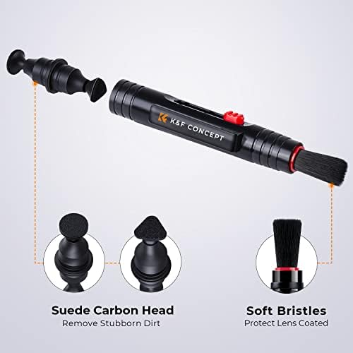 K&F CONCEPT 9-in-1 Camera Lens Cleaning Kit for DSLR, Filters, Phone, Tools - Image 5