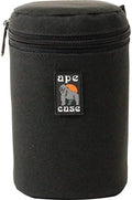 ACLC10 Zippered Adjustable or Attachable Medium Case for Lenses (Black/Yellow) by Ape+Case