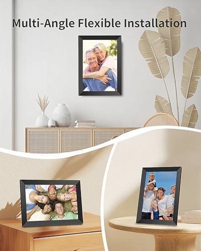 Frameo Digital Picture Frame, 10.1 Inch Smart WiFi Photo Frame with 1280x800 HD IPS Touch Screen, Auto-Rotate, Wall Mountable, Share Photos/Videos Instantly via App from Anywhere - Image 5