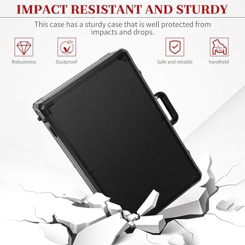 Protective Hard Case 22 X 14 X 8-Inch Shockproof Water-resistant with Customized DIY Foam Insert fit for Camera, Laptops, etc - Image 5
