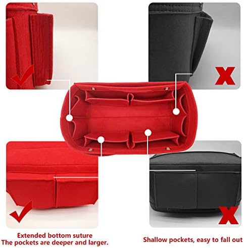 LEXSION Purse Organizer Insert Multi Pocket Bag Organizer Shaper - Image 3
