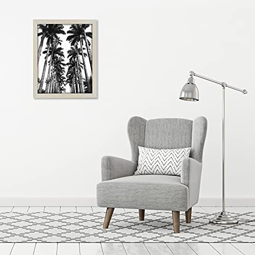 Americanflat 22x28 Poster Frame - Engineered Wood with Polished Plexiglass - Wide Picture Frame for Vertical or Horizontal Wall Display - Epic Collection - Light Wood - Image 4
