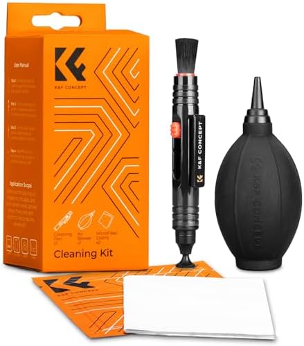K&F CONCEPT 4 in 1 Camera Lens Cleaning Kit for Photography Beginner by KFCONCEPT