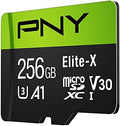 PNY 256GB Elite-X Class 10 U3 V30 A1 microSDXC Flash Memory Card by PNY