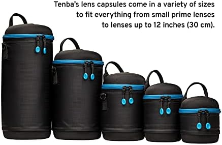 Tenba Tools Lens Capsule for DSLR and Mirrorless Lenses 12x5 in. (30x13 cm) – Black (636-360) - Image 6