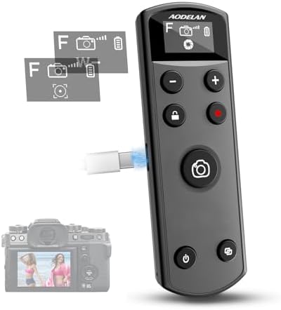 Remote Control for Fujifilm Camera, USB-C Rechargeable Wireless Shutter by AODELAN