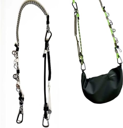 DAOSUN Adjustable Bag Strap Purse Straps Replacement Crossbody, Paracord Rope Heavy Duty Shoulder Straps for Bags Cameras by Unknown
