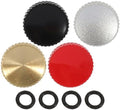 4pcs Camera Shutter Release Button Concave Gentle Press Aluminum Alloy by SEWACC