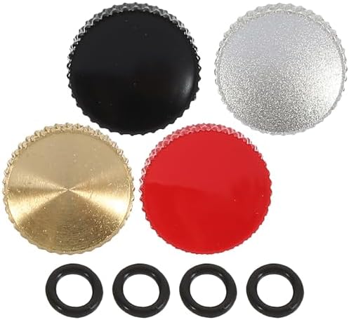4pcs Camera Shutter Release Button Concave Gentle Press Aluminum Alloy by SEWACC