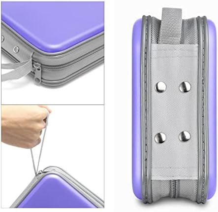Siveit CD/DVD Cases 40 Capacity Disc Storage Binder for Car(Lavender) - Image 3