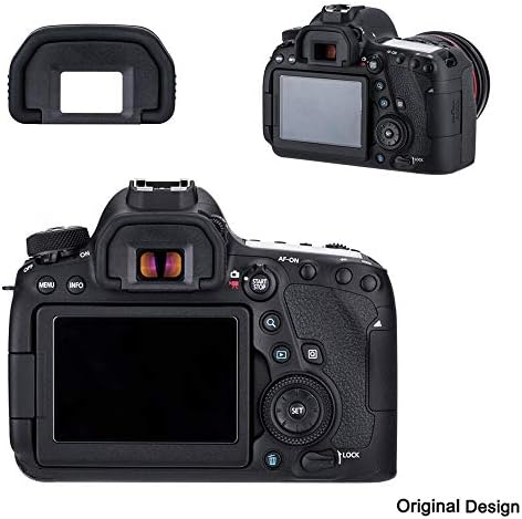 JJC Silicone EB Eyecup Viewfinder for Canon 5D Mark II 90D 70D 6D, 2-Type - Image 3