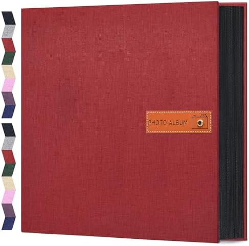 Popotop 4x6 Photo Album 600 Pictures, Linen Hardcover, Reinforced Spine by Popotop