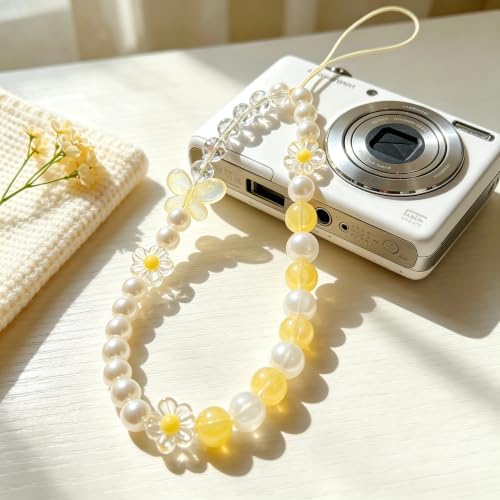 Phone Charm Beaded Camera Wrist Strap Cute Chain Lanyard Wristlet - Image 6