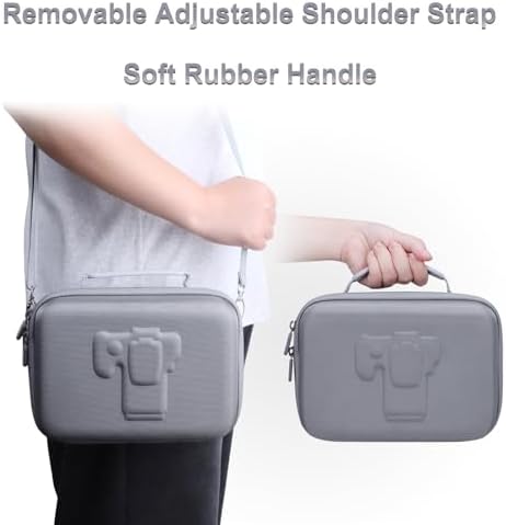 Small Camera Case Bag for Canon EOS Rebel T7/R50//R100 DSLR Camera Gray - Image 6