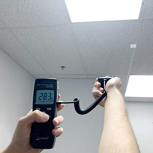 LATNEX Light Meter LM-50KL Measures Lux/Fc - LED/Fluorescent, Industrial, Household, and Photography - Calibration Certificate Included - Image 6