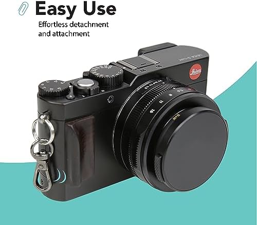Foto&Tech Small Quick Release Adapter Clip for Camera with Round Lugs for Camera Strap, 33lb Breaking Force (10 Set, Gray) - Image 4