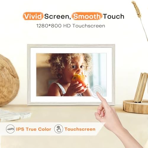10.1'' Digital Picture Frame, 32GB Frameo Electronic Photo Frame WiFi - Image 6