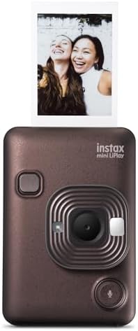 Fujifilm INSTAX Mini LIPLAY Hybrid Instant Camera - Deep Bronze by FUJIFILM