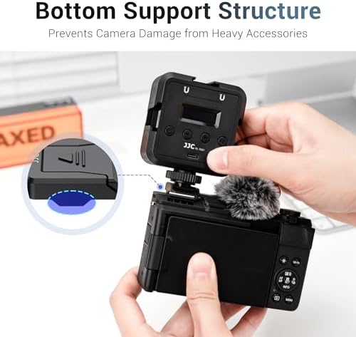 JJC Cold Shoe Wind Muff Windshield for Canon PowerShot V1 Digital Camera - Image 5