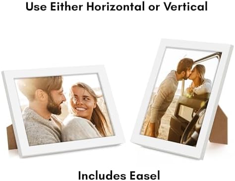Americanflat 8x10 Picture Frame - Engineered Wood - White - Image 4