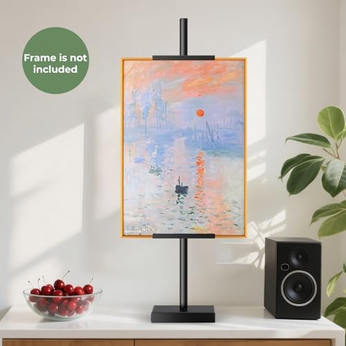 Rofio Adjustable Tabletop Easel, Picture Frame & Sign Display Stand, Black - Image 3
