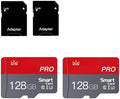 128GB Micro Memory Card Class 10 Memory Cards High Speed Mini TF Card with Adapter for Smartphones/Tablet/Drone/Game Console(2-Pack) by Unknown