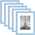 upsimples 8x10 Picture Frames, Gallery Wall Frames Set of 5, Blue by upsimples